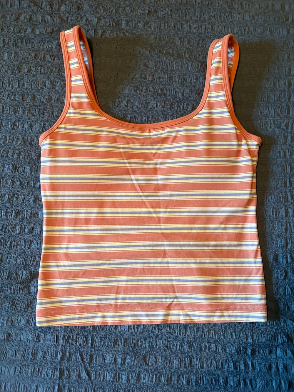 Vitality Striped Coral Tank Top - Women